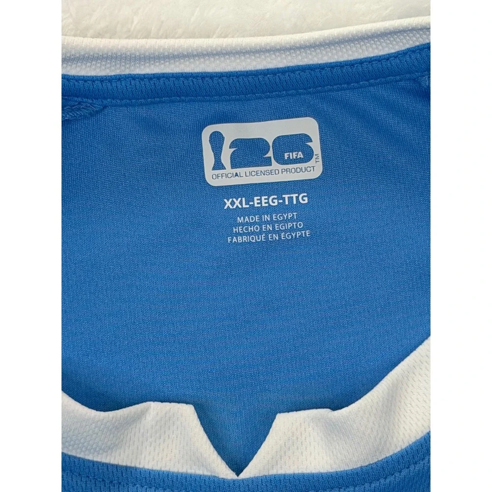 FIFA Argentina World Cup 26 Soccer Jersey Blue White Mens XXL T-Shirt